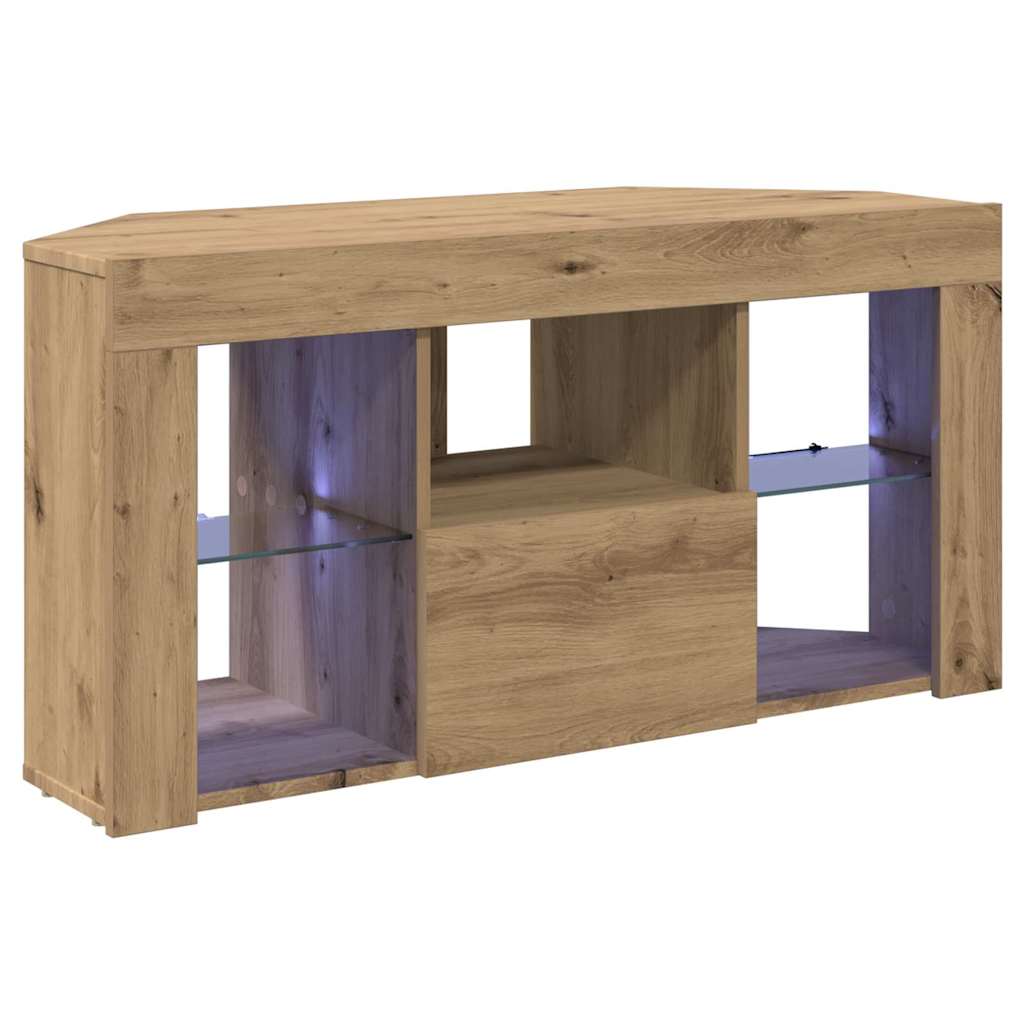 Kampinė LED televizoriaus spinta 100 x 40 x 50 cm