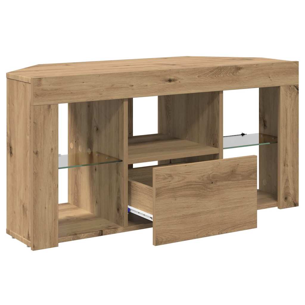 Kampinė LED televizoriaus spinta 100 x 40 x 50 cm