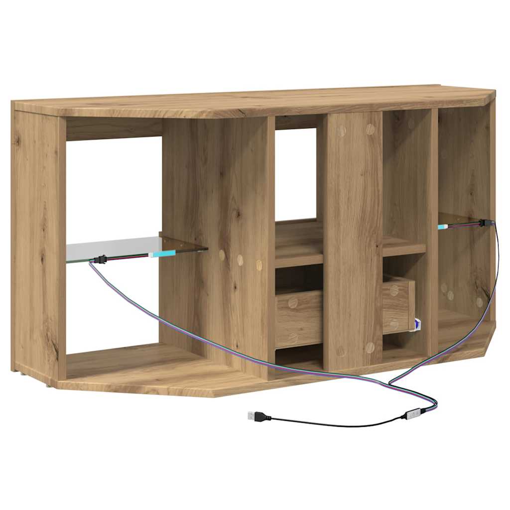 Kampinė LED televizoriaus spinta 100 x 40 x 50 cm