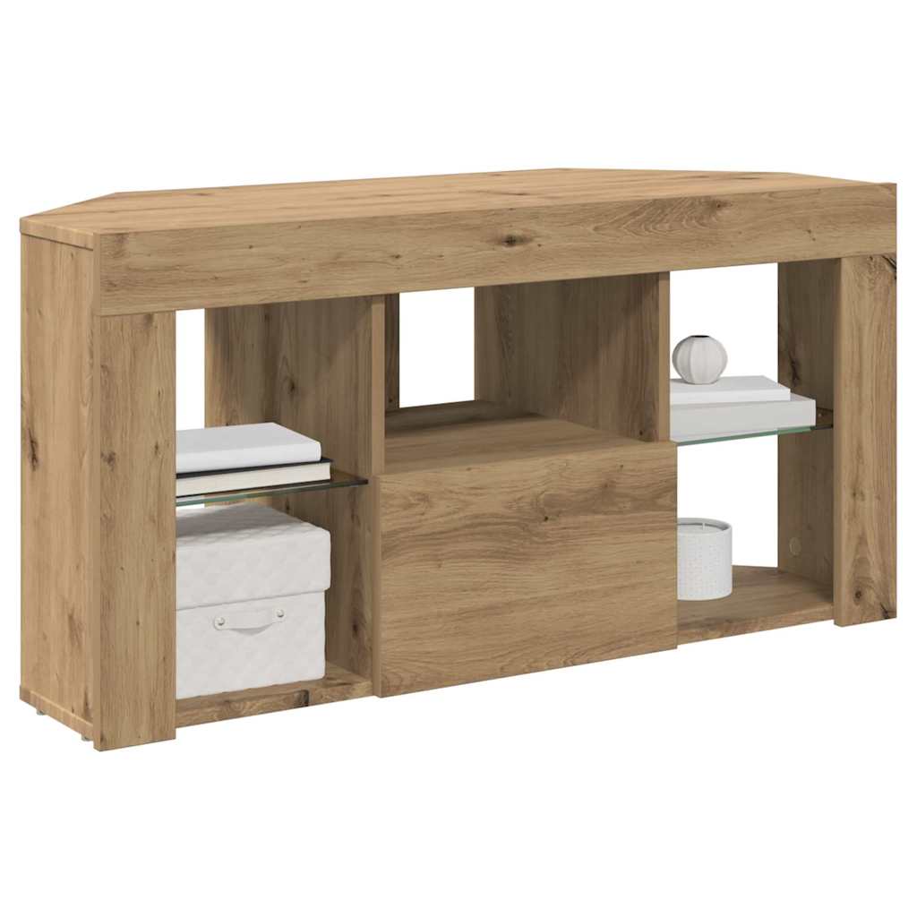 Kampinė LED televizoriaus spinta 100 x 40 x 50 cm
