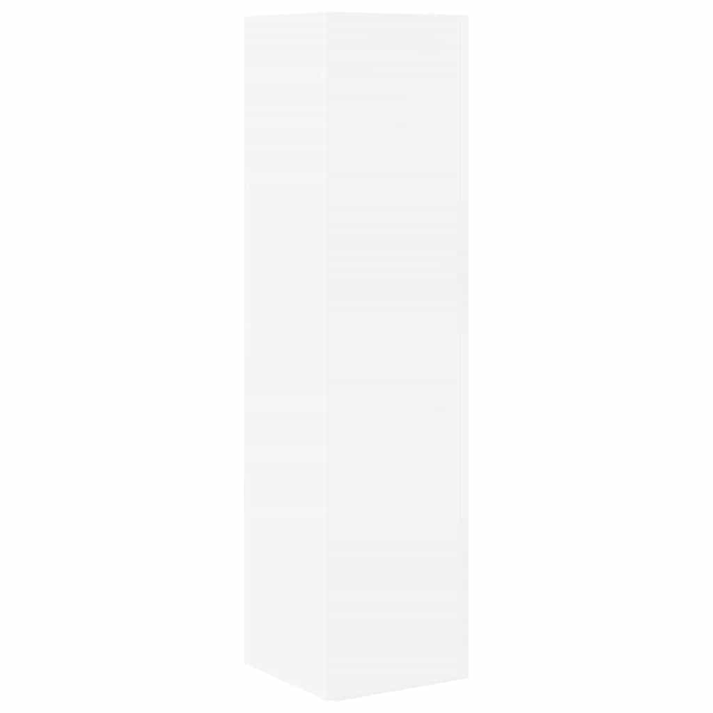 Kampinė spintelė Balta 25,5x25x102cm Apdirbta mediena