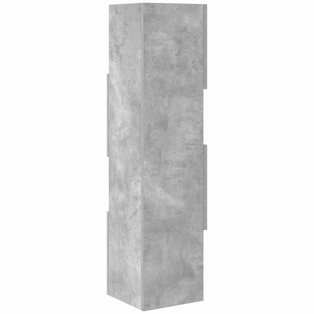 Kampinė spintelė Betono pilka 25,5x25x102cm Apdirbta mediena