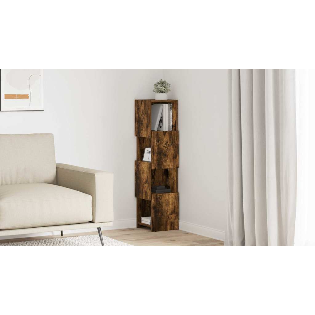 Kampinė spintelė Rūkyta ąžuolas 25,5x25x102cm Apdirbta mediena
