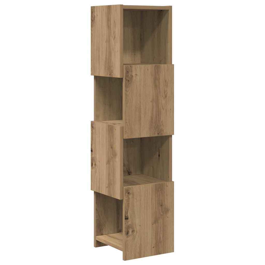 Kampinė spintelė Balta 25,5x25x102cm Apdirbta mediena