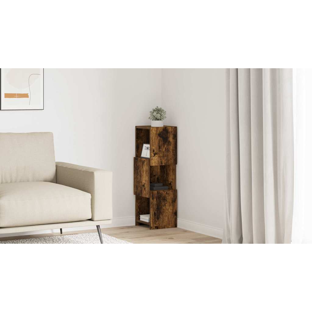 Corner Cabinet White 25.5x25x80cm Engineered Wood