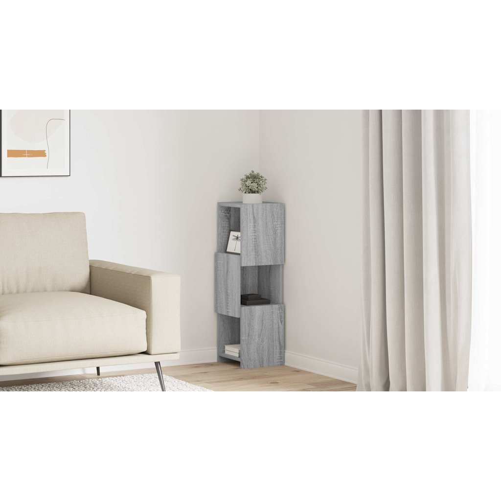 Kampinė spintelė Balta 25,5x25x80cm Apdirbta mediena
