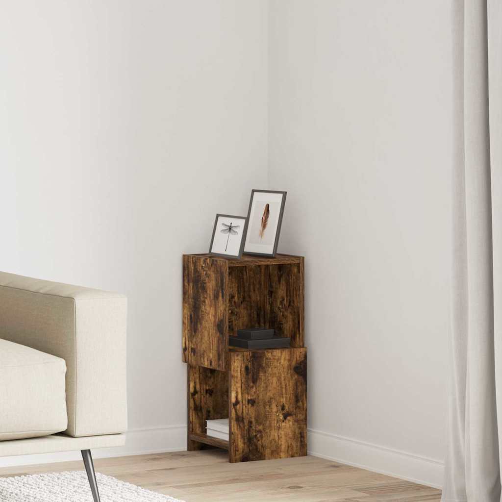 Corner Cabinet White 25.5x25x55cm Engineered wood