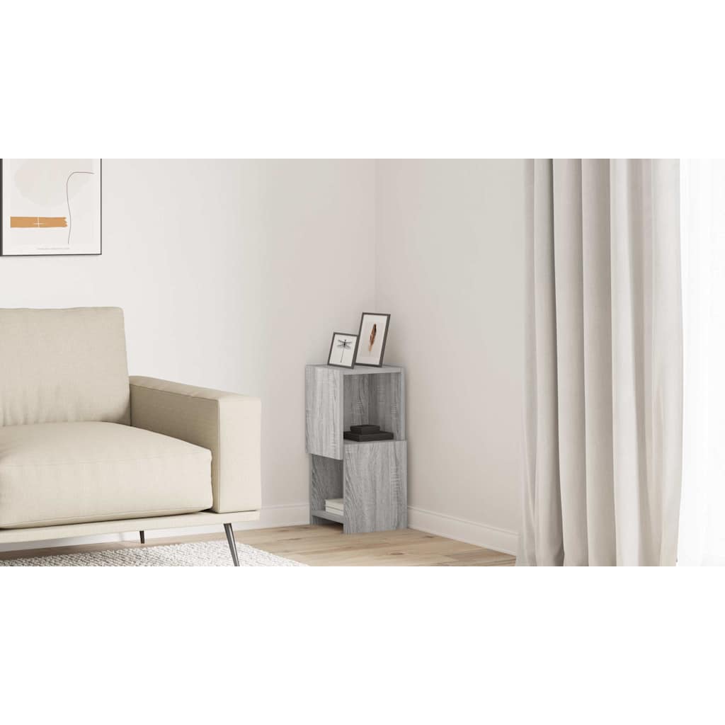 Corner Cabinet White 25.5x25x55cm Engineered wood
