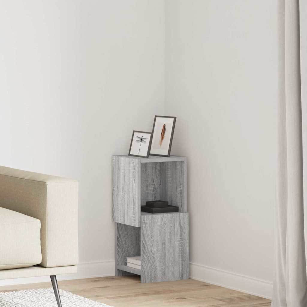 Corner Cabinet White 25.5x25x55cm Engineered wood