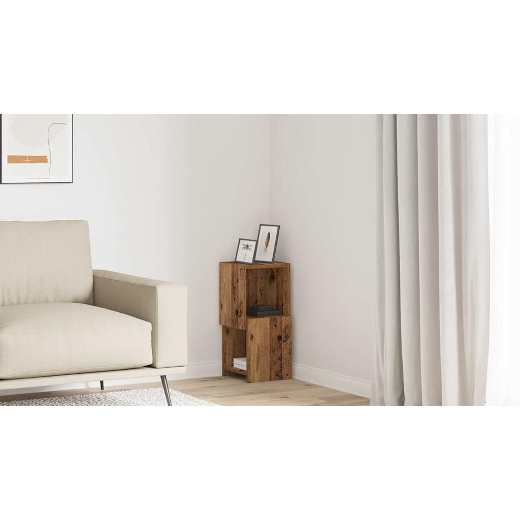 Corner Cabinet White 25.5x25x55cm Engineered wood