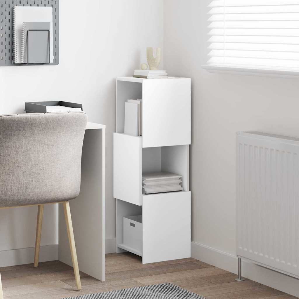 Corner Cabinet White 30.5x30x95cm Engineered Wood