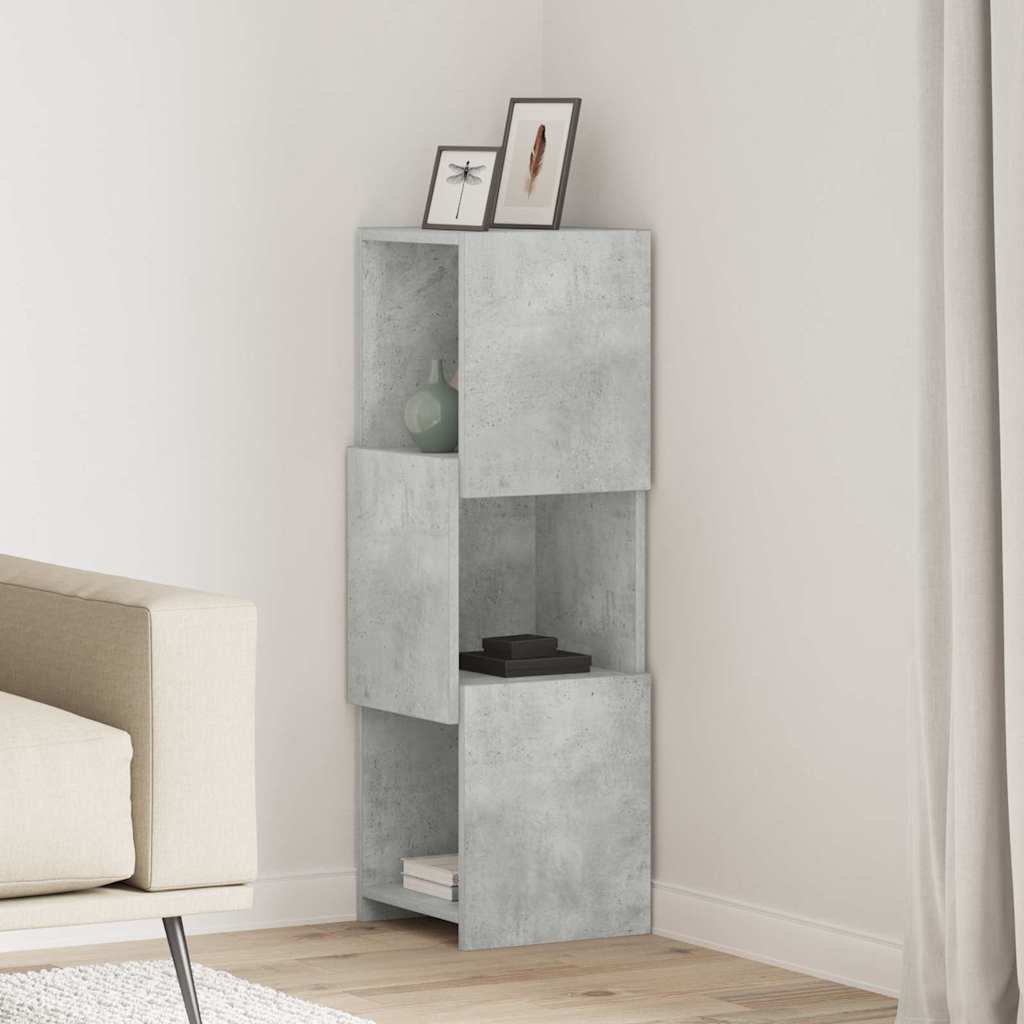 Kampinė spintelė Balta 30,5x30x95cm Apdirbta mediena