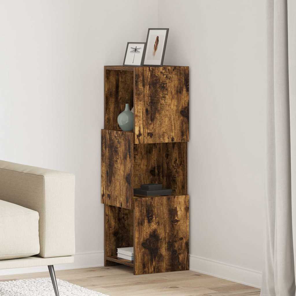 Stūra skapītis Balts 30,5x30x95cm Inženierijas koks
