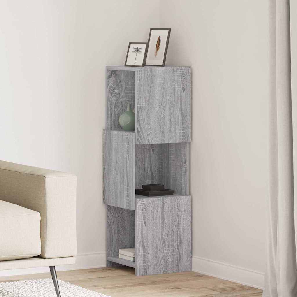 Kampinė spintelė Balta 30,5x30x95cm Apdirbta mediena