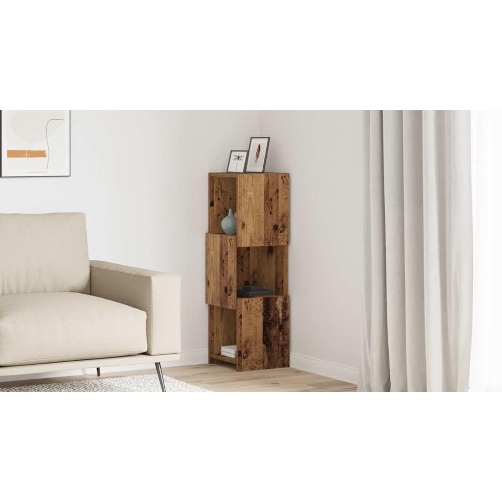 Stūra skapītis Balts 30,5x30x95cm Inženierijas koks