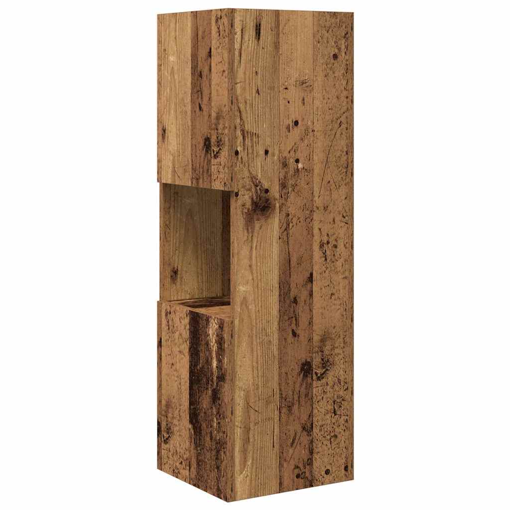 Stūra skapītis Balts 30,5x30x95cm Inženierijas koks