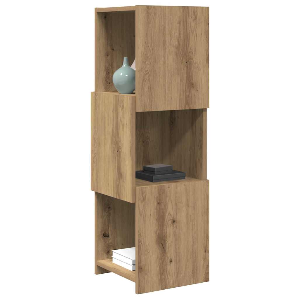Kampinė spintelė Balta 30,5x30x95cm Apdirbta mediena
