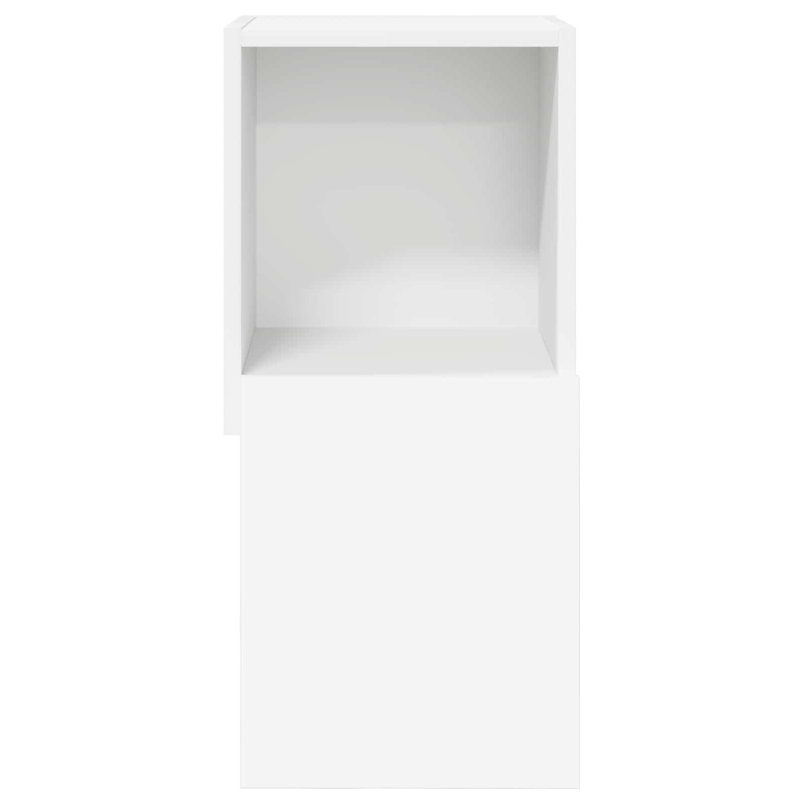 Kampinė spintelė Balta 30,5x30x65cm Apdirbta mediena