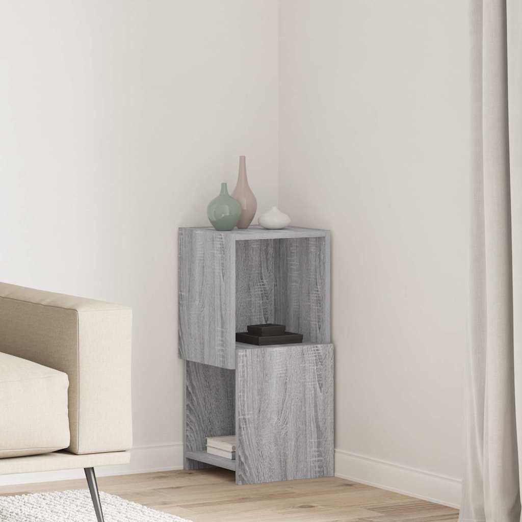 Kampinė spintelė Balta 30,5x30x65cm Apdirbta mediena