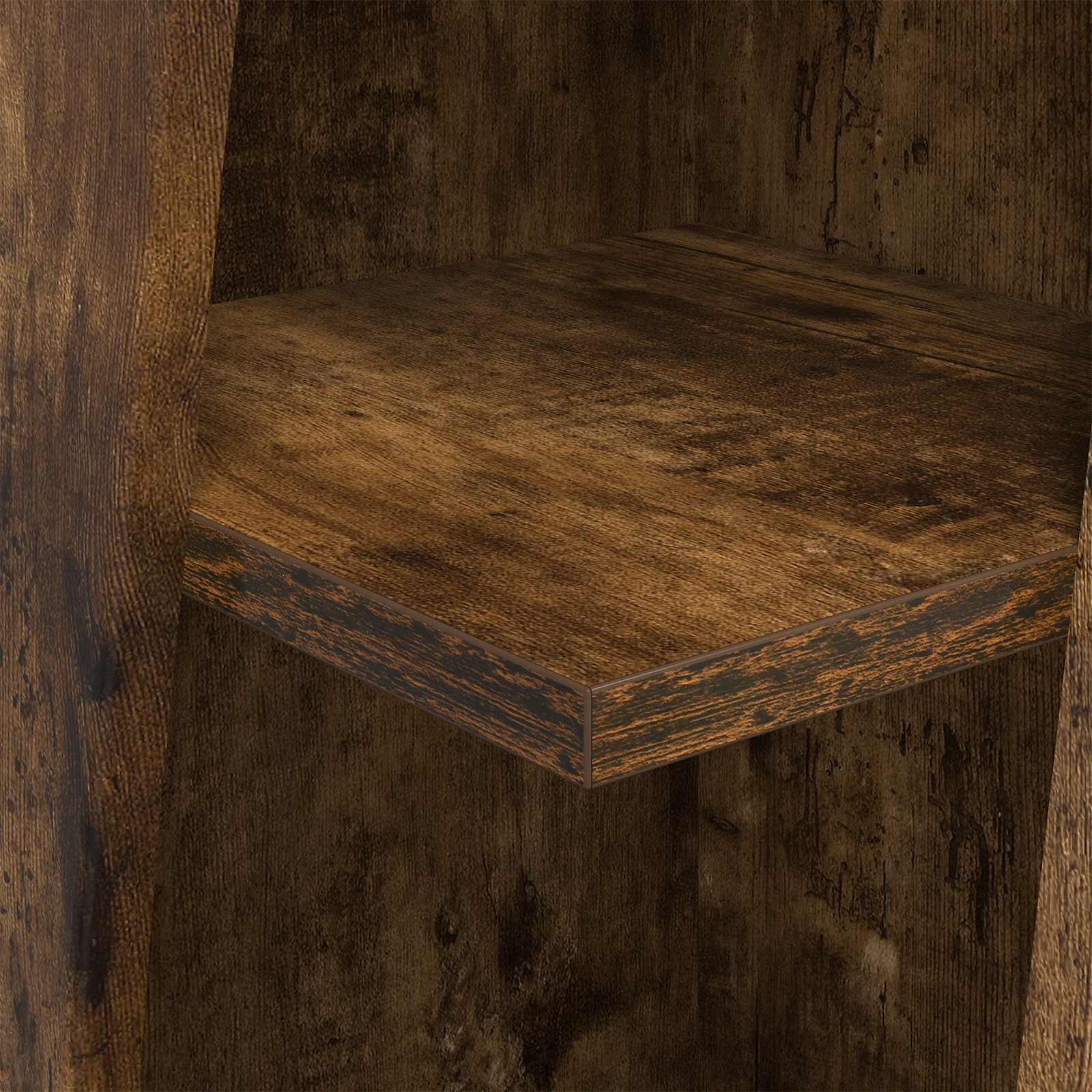 Kampinė spintelė Rūkyta ąžuolas 27,5x27x102cm Apdirbta mediena