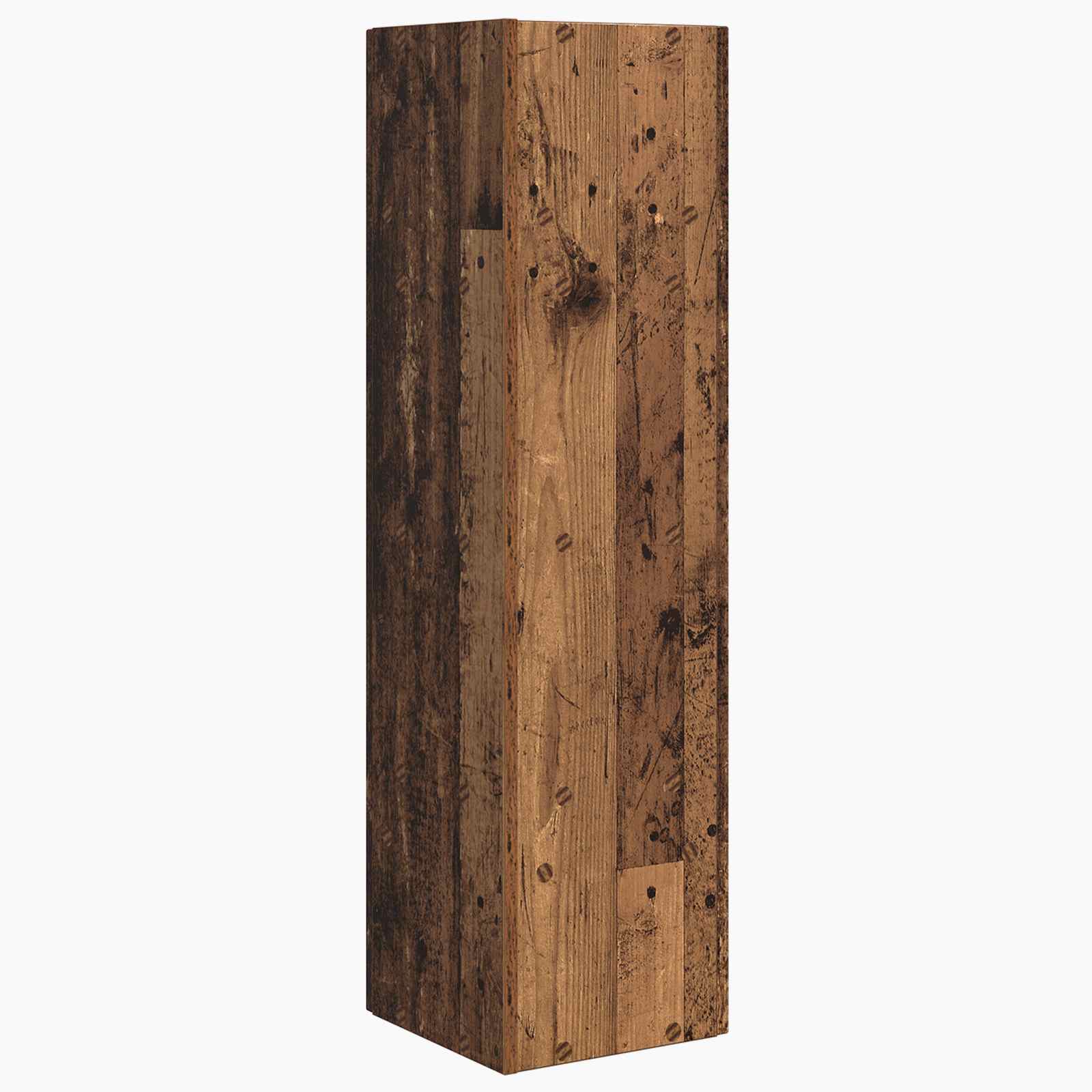 Kampinė spintelė Balta 27,5x27x102cm Apdirbta mediena