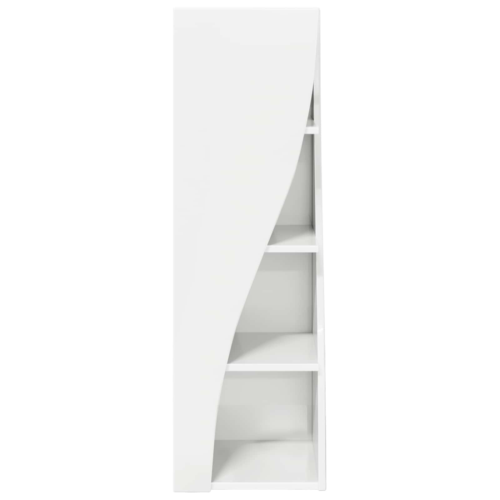 Kampinė spintelė Balta 32x32x102cm Apdirbta mediena