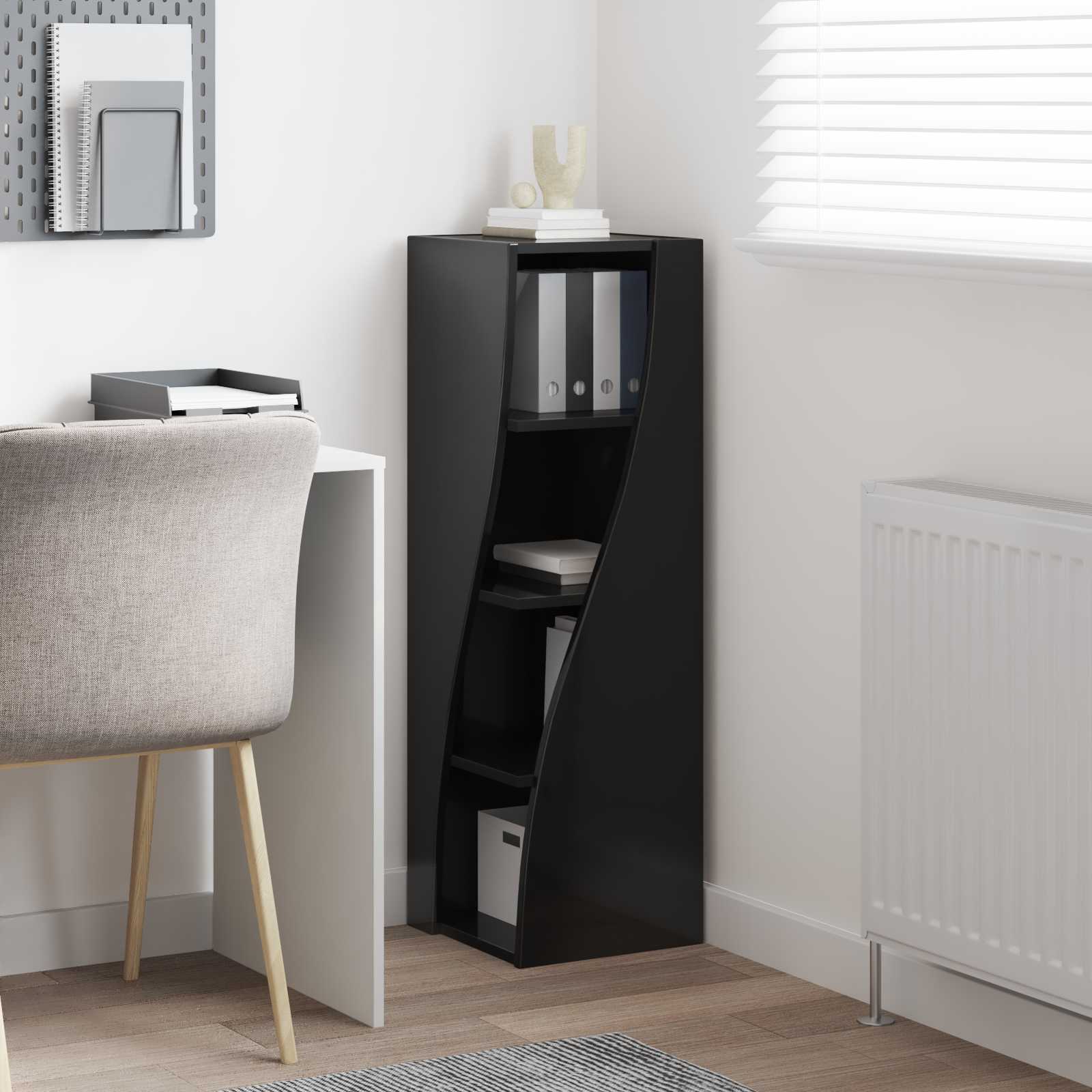 Corner Cabinet White 32x32x102cm Engineered Wood
