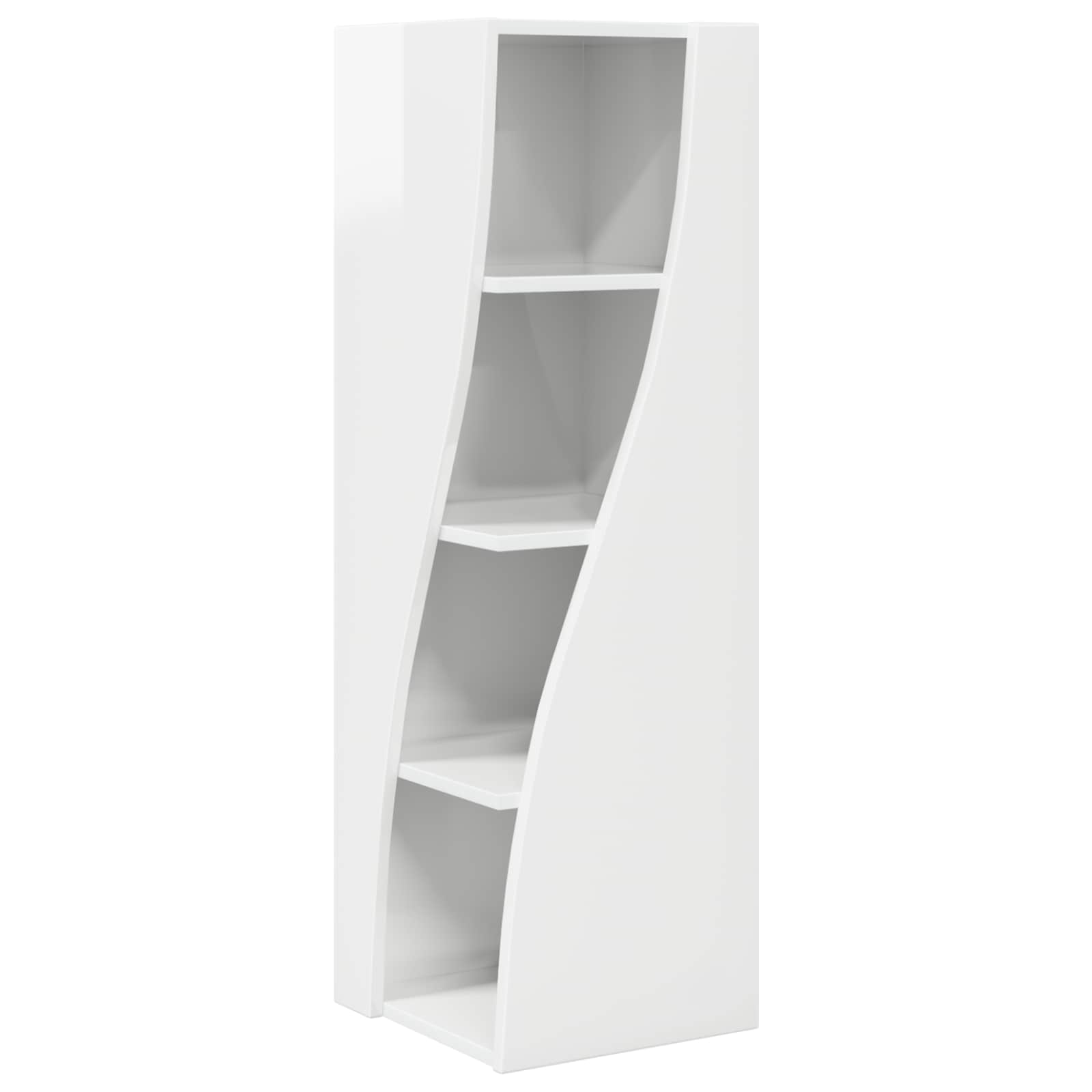 Corner Cabinet White 32x32x102cm Engineered Wood