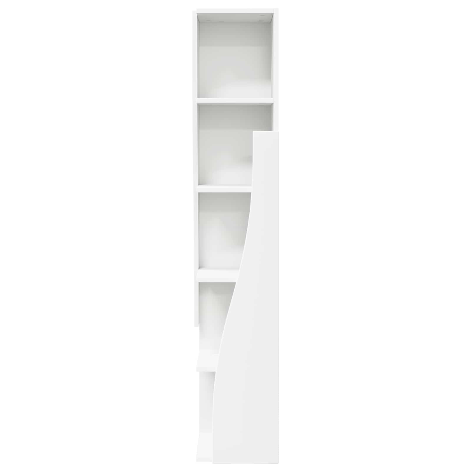 Kampinė spintelė Balta 27,5x27x140cm Apdirbta mediena