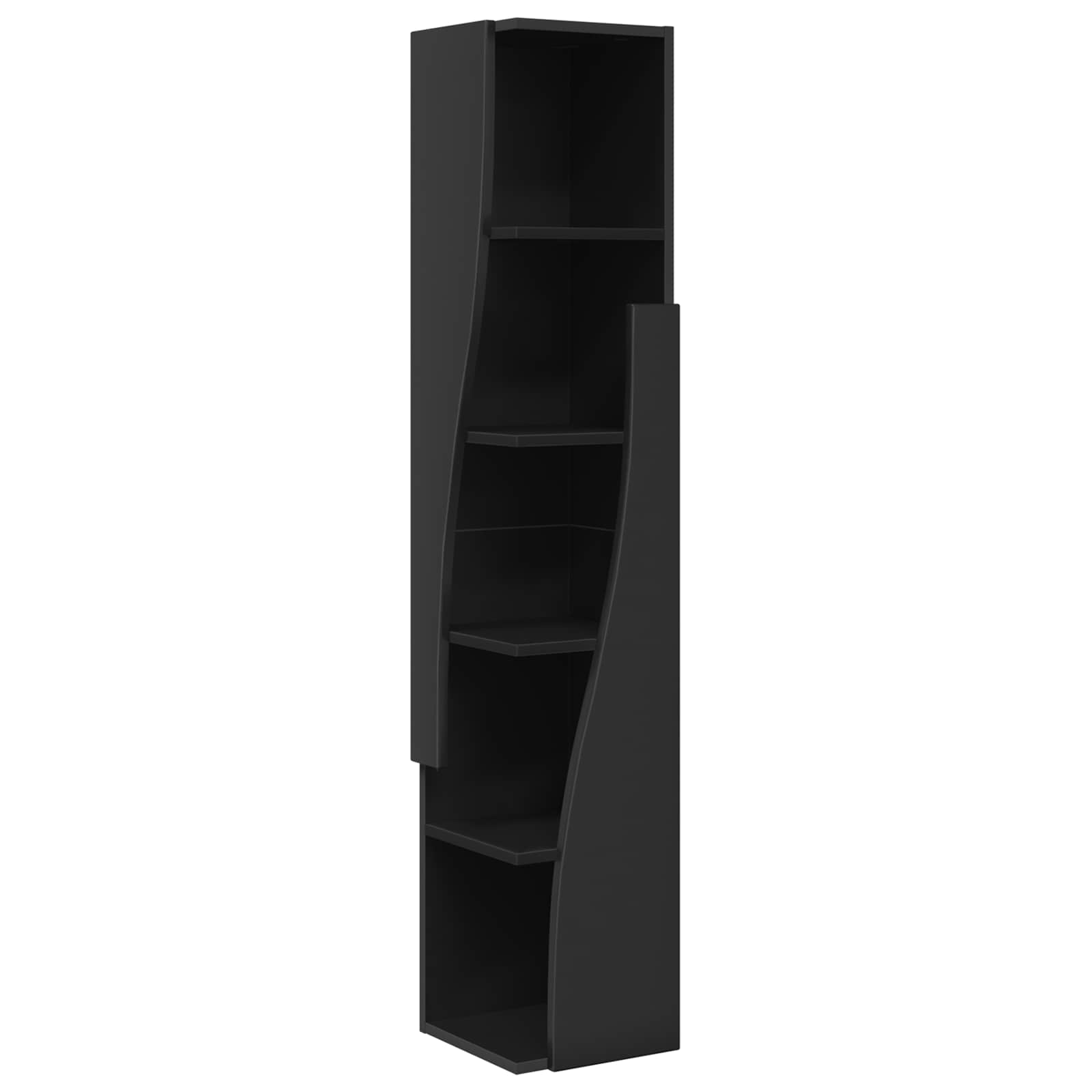Corner Cabinet White 27.5x27x140cm Engineered wood