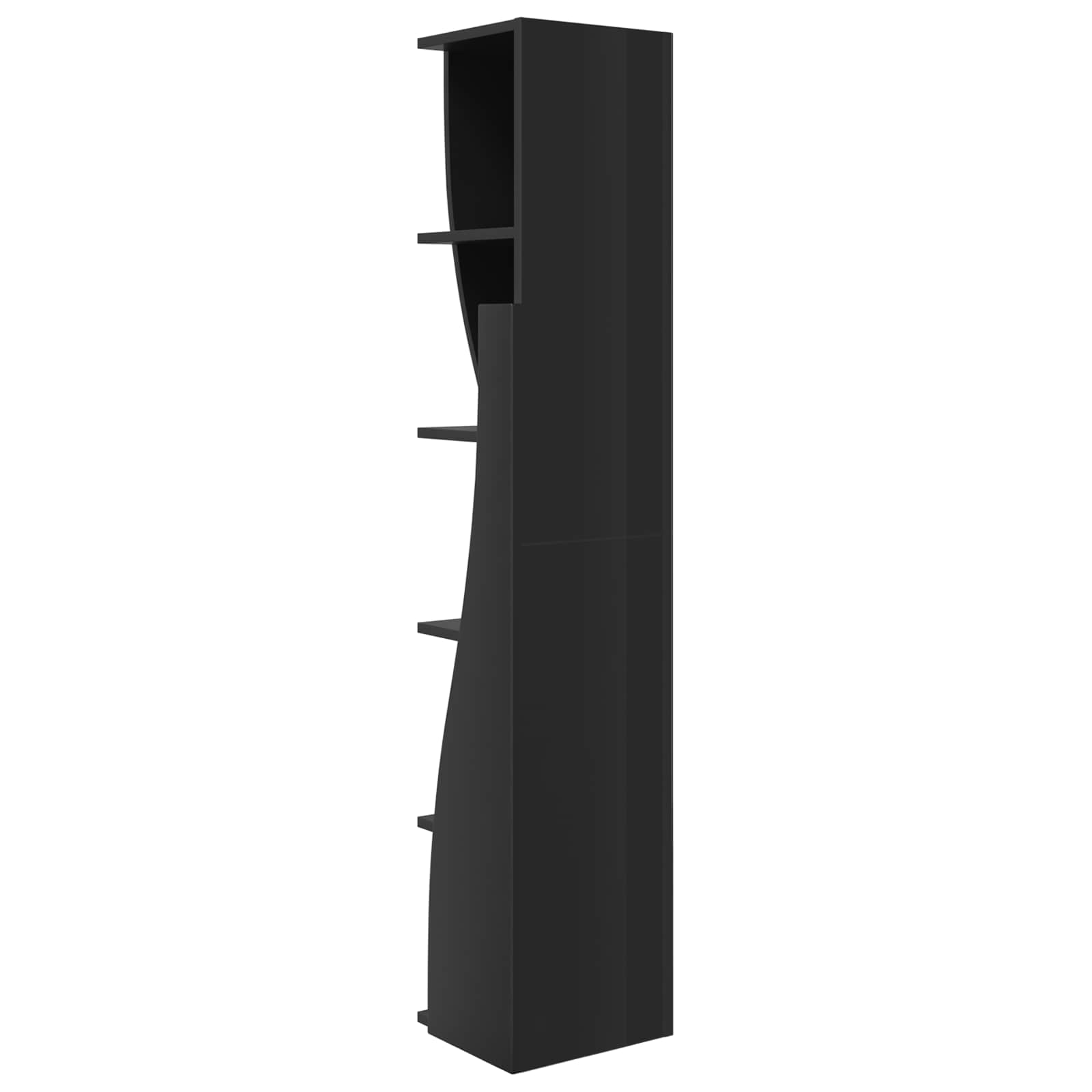 Corner Cabinet White 27.5x27x140cm Engineered wood