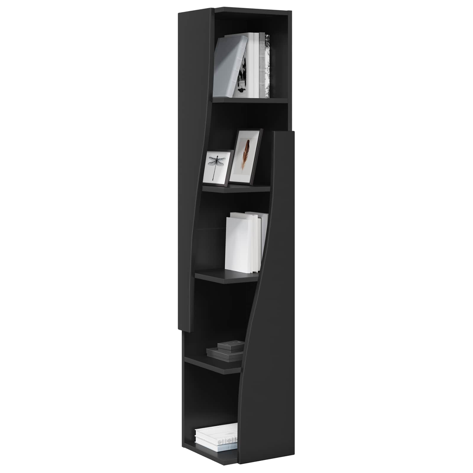 Corner Cabinet White 27.5x27x140cm Engineered wood