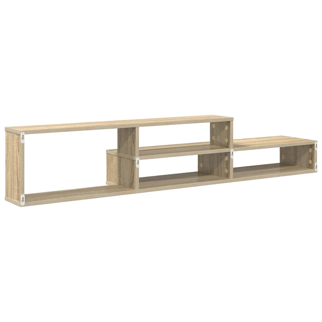 Wall-mounted TV stand 150x25x28.5 cm Engineered wood