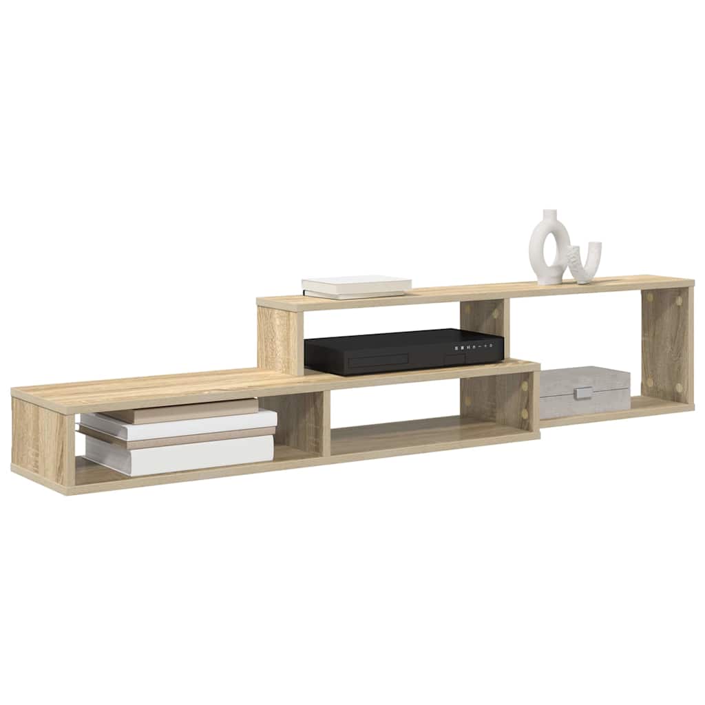 Wall-mounted TV stand 150x25x28.5 cm Engineered wood