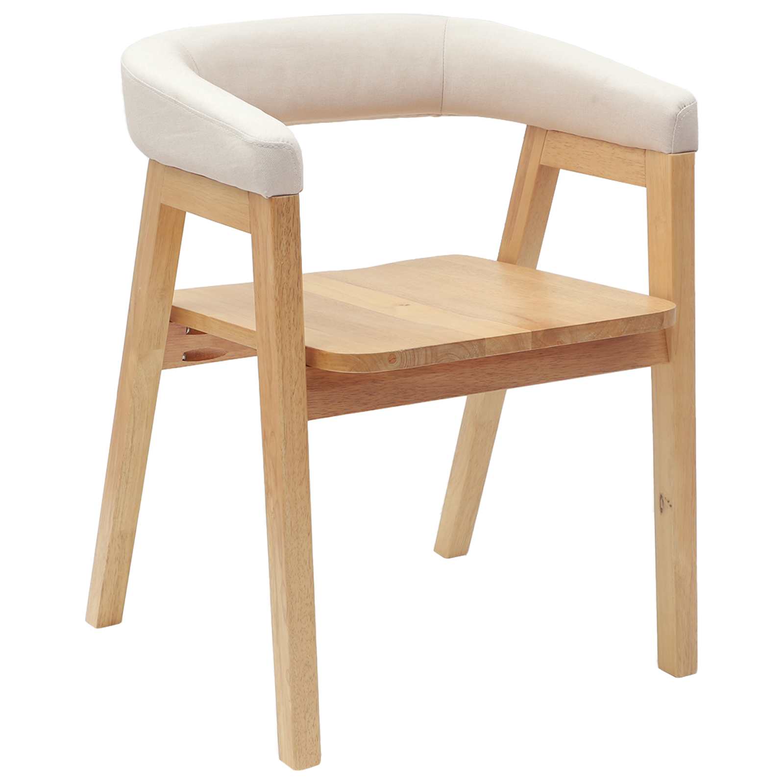 Dining Chairs 2 pcs Natural 54 x 57 x 73 cm