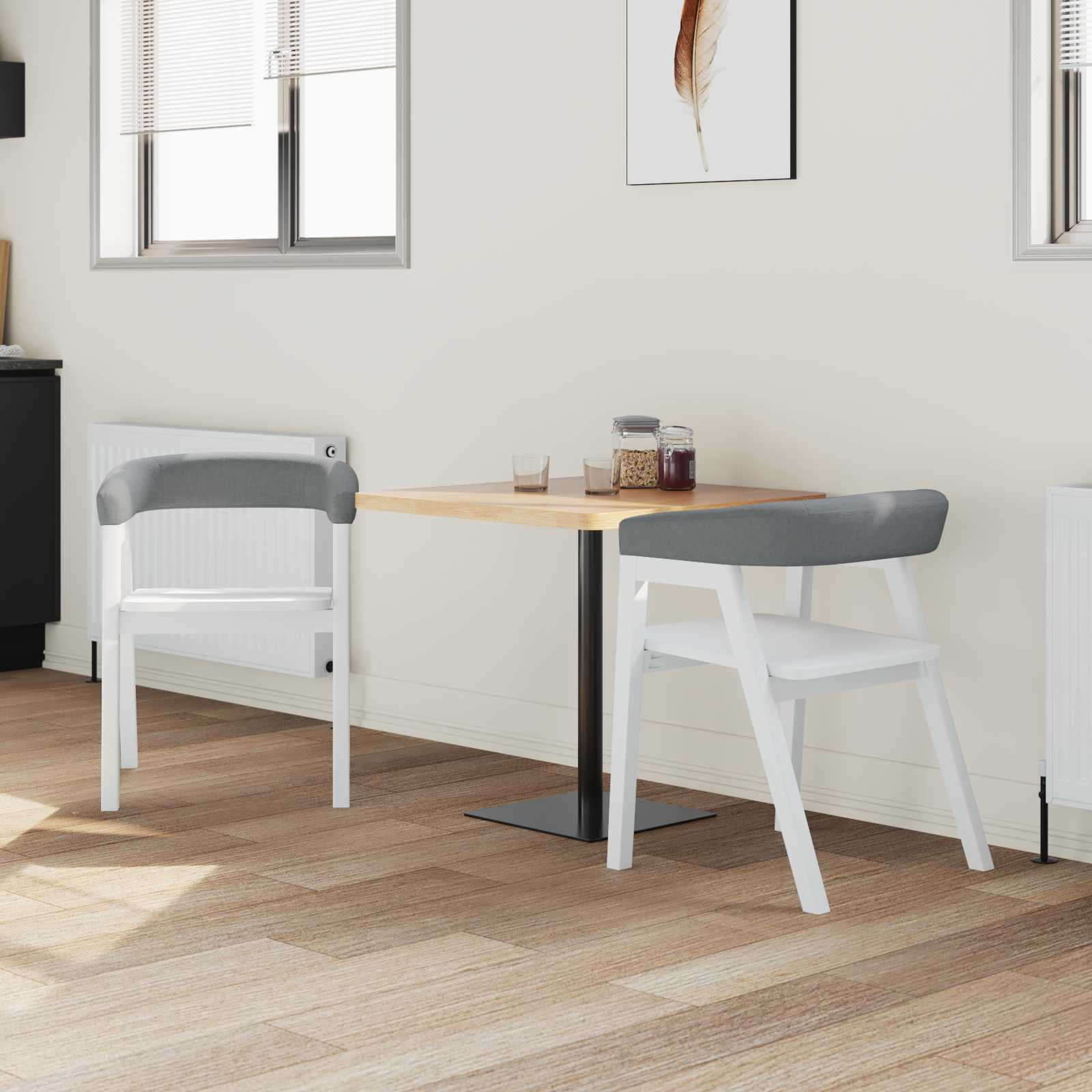 Dining Chairs 2 pcs White 54 x 57 x 73 cm