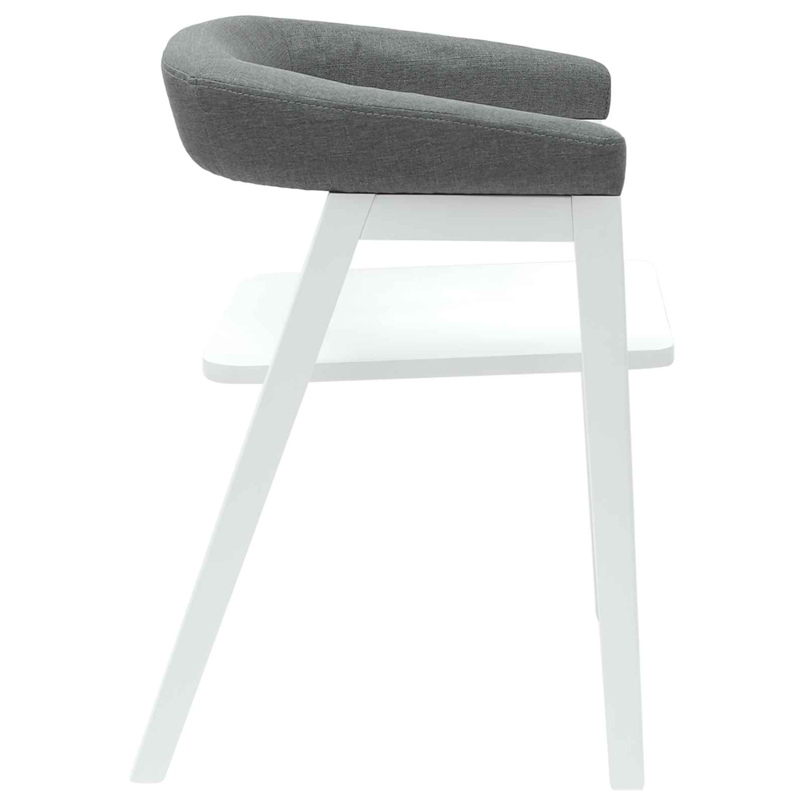 Dining Chairs 2 pcs White 54 x 57 x 73 cm