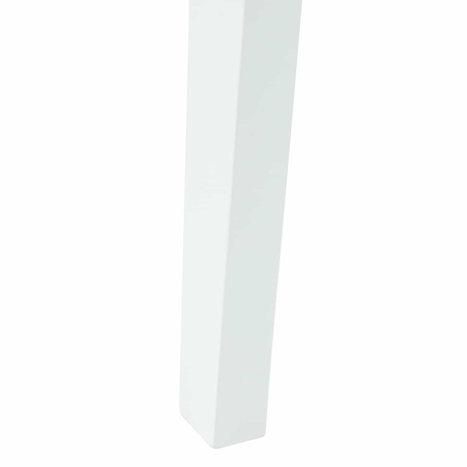 Valgomojo kėdės 2 pcs Balta 42 x 47.5 x 81 cm