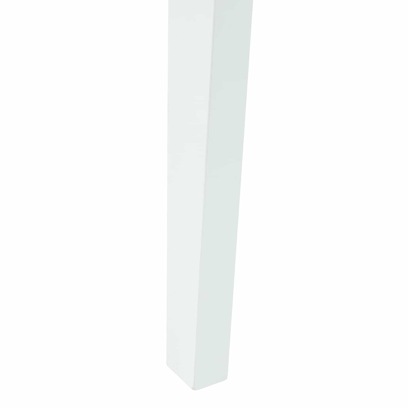 Valgomojo kėdės 2 pcs Balta 42 x 47.5 x 81 cm