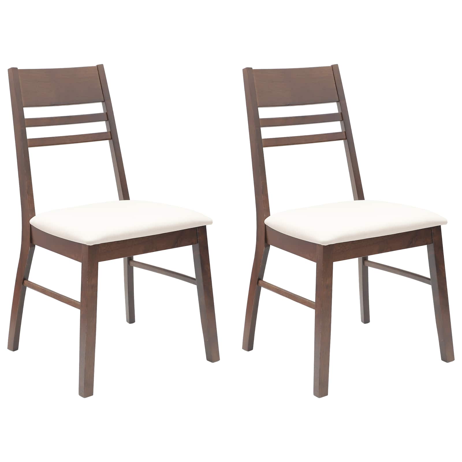 Valgomojo kėdės 2 pcs Šviesiai rudas 43 x 54 x 89 cm