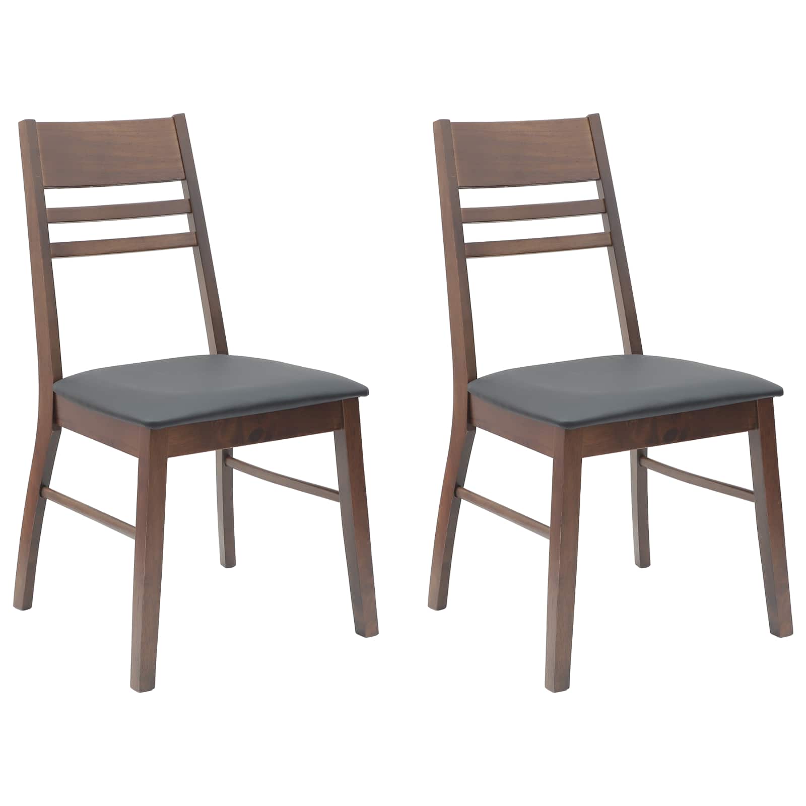 Valgomojo kėdės 2 pcs Šviesiai rudas 43 x 54 x 89 cm