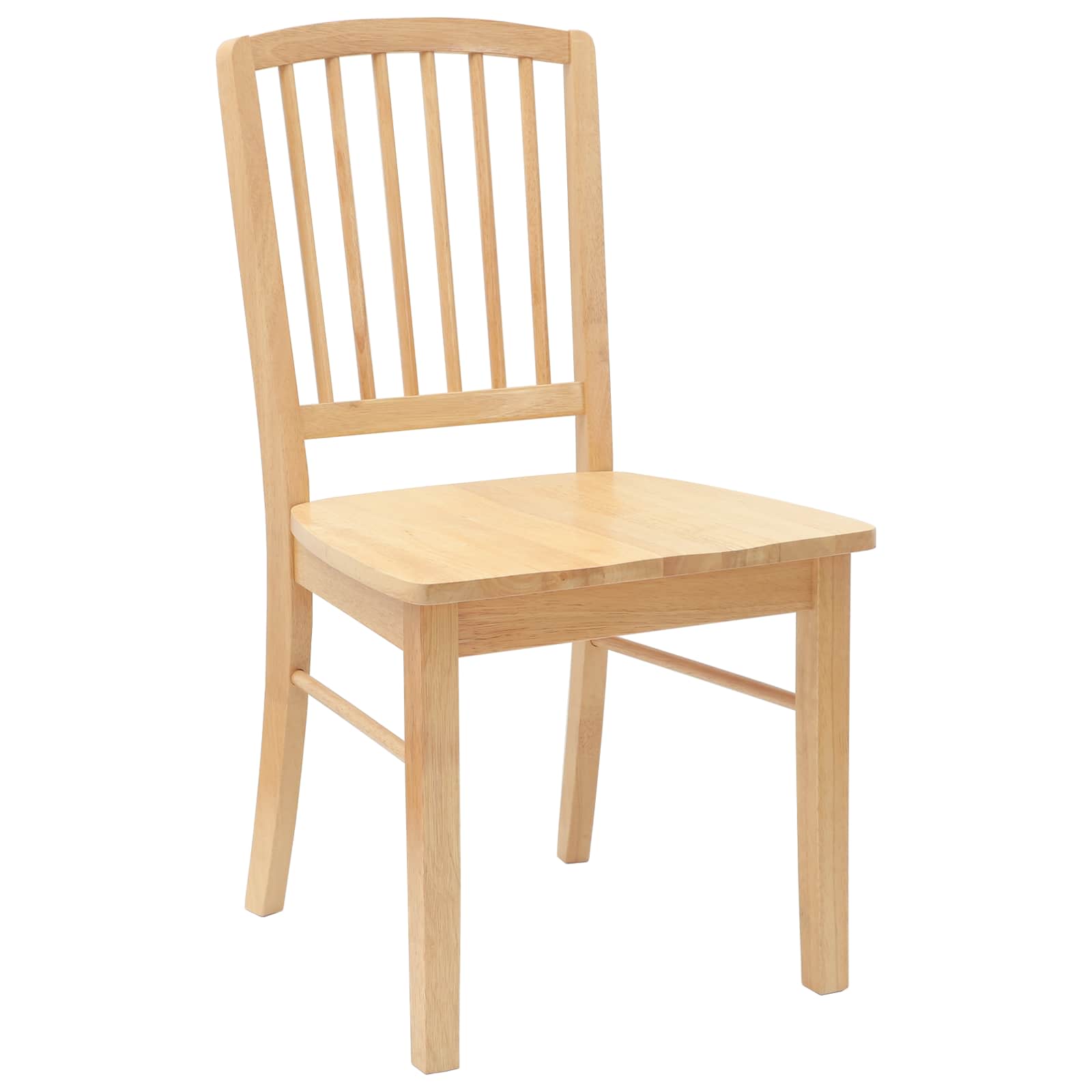 Valgomojo kėdės 2 pcs Natūrali 50 x 52,5 x 91 cm