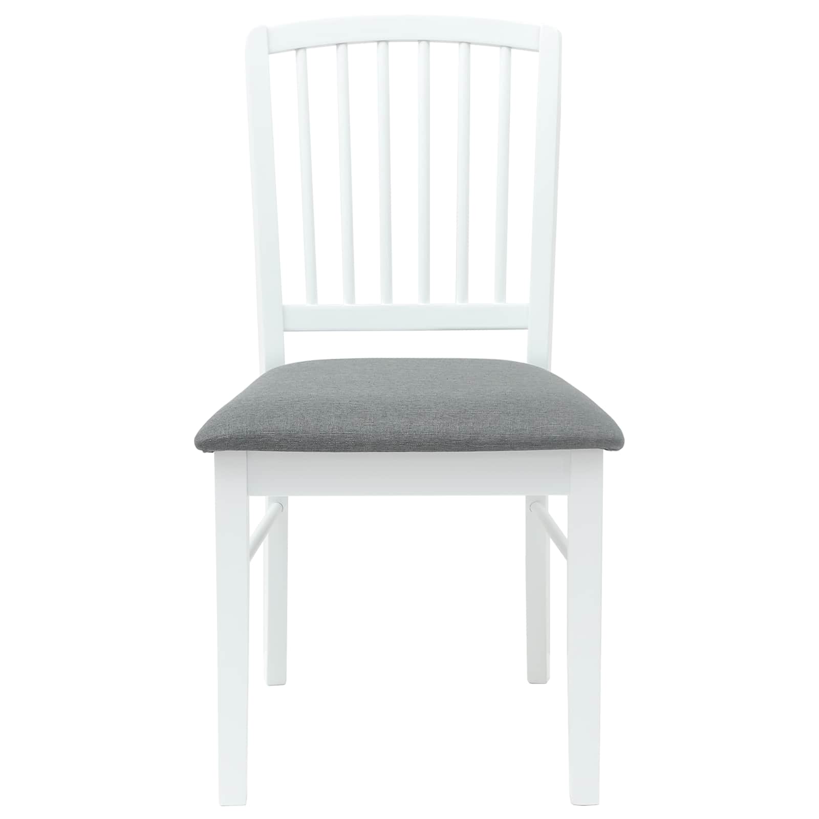 Valgomojo kėdės 2 pcs Balta 50 x 52,5 x 91 cm