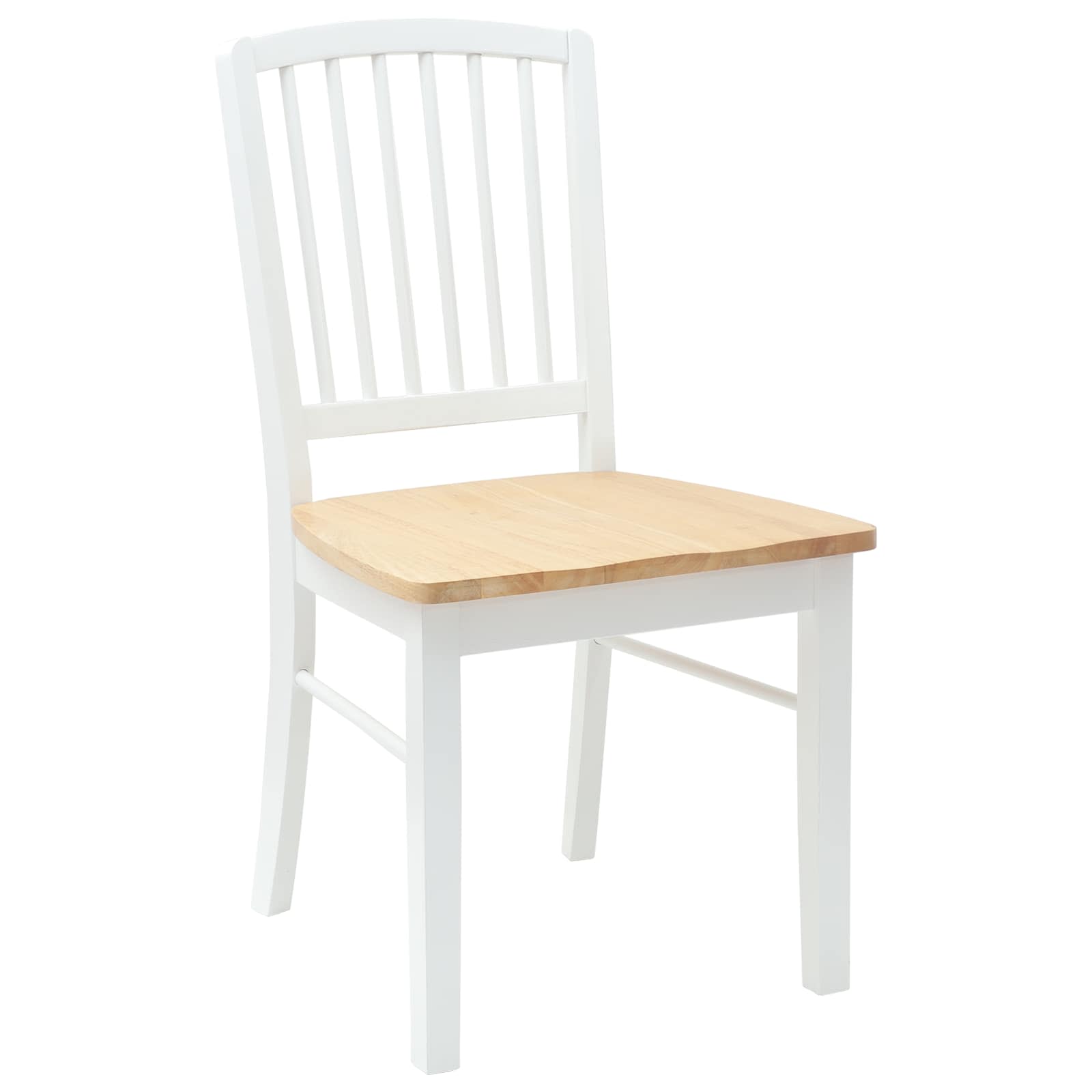 Dining Chairs 2 pcs White 50 x 52.5 x 91 cm