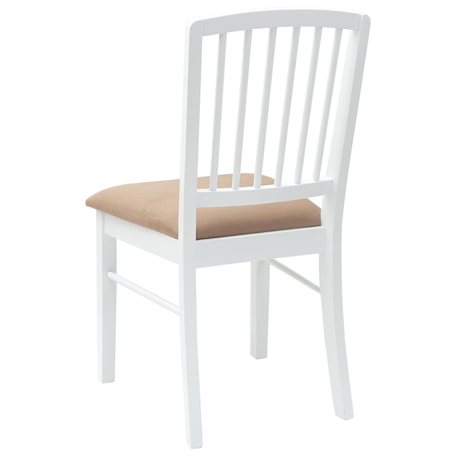 Valgomojo kėdės 2 pcs Balta 50 x 52,5 x 91 cm