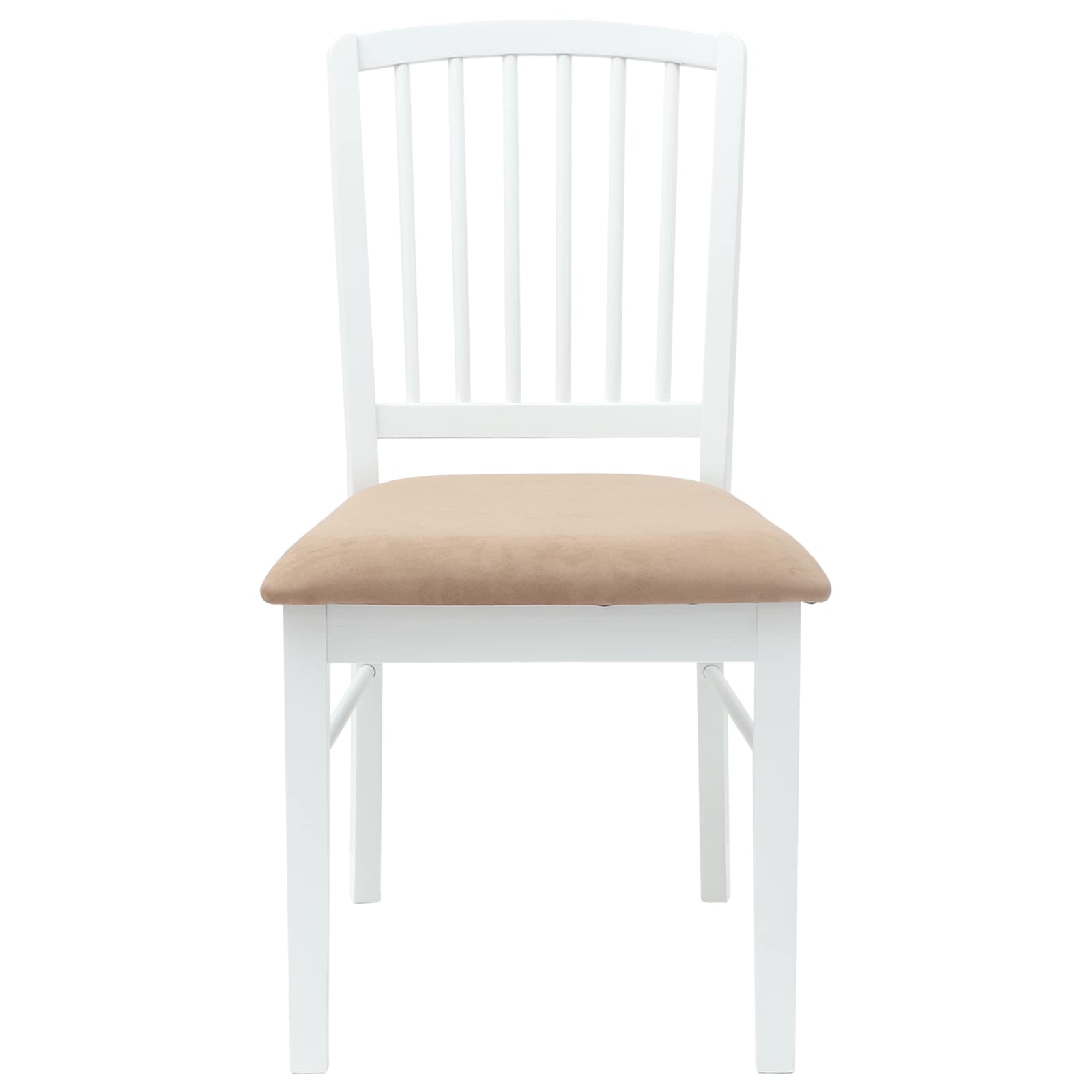 Valgomojo kėdės 2 pcs Balta 50 x 52,5 x 91 cm