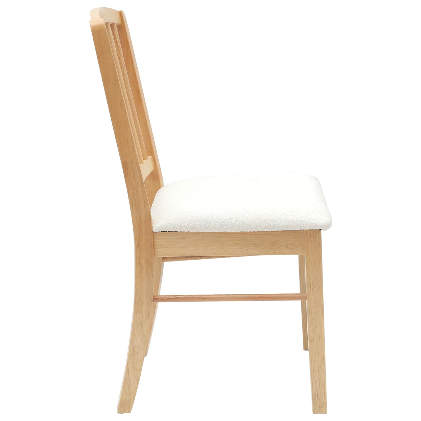 Valgomojo kėdės 2 pcs Natūrali 50 x 52,5 x 91 cm