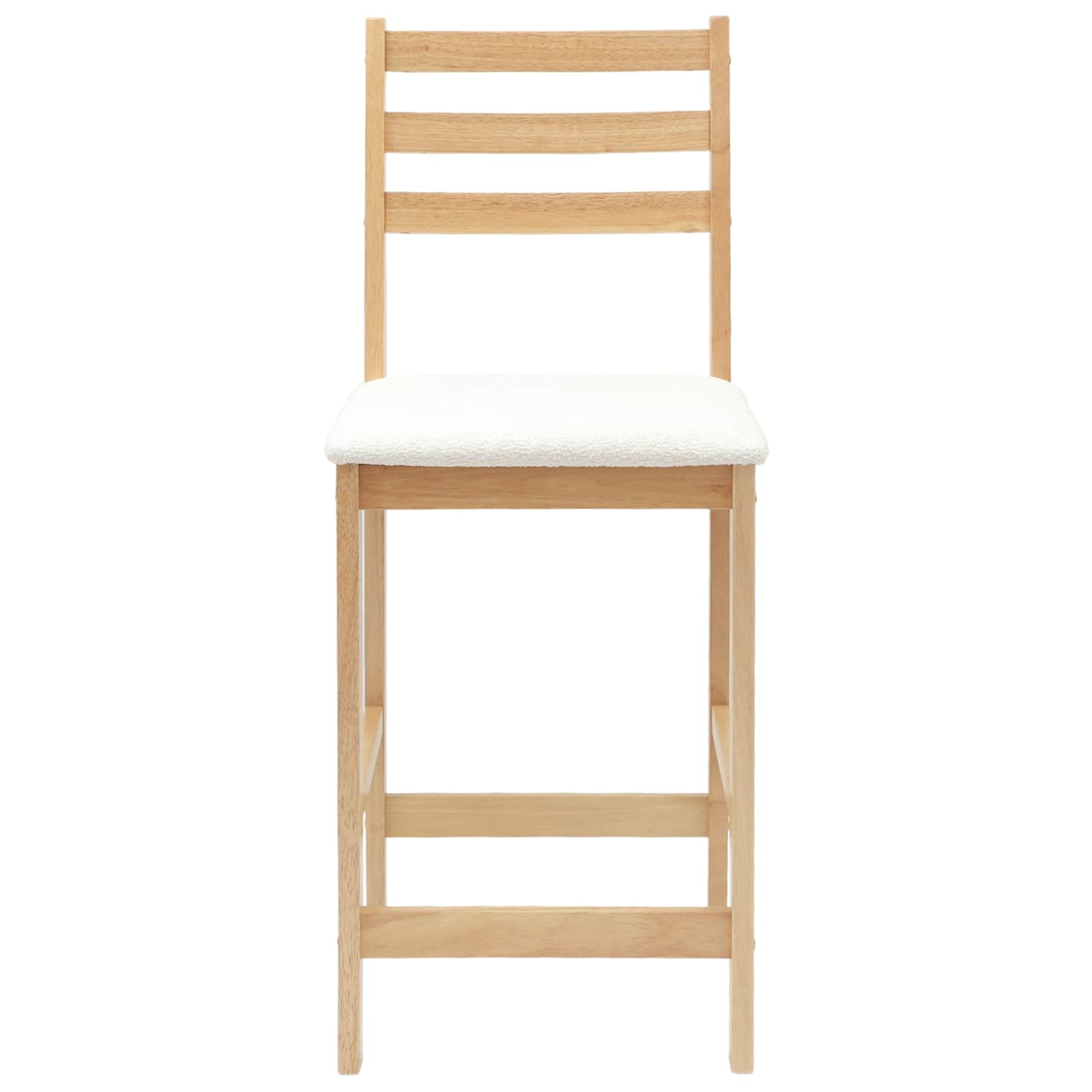 Valgomojo kėdės 2 pcs Natūrali 40 x 47,5 x 99,5 cm