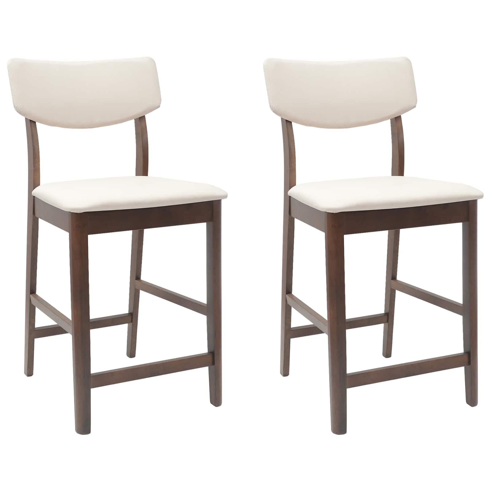 Valgomojo kėdės 2 pcs Šviesiai rudas 48 x 49 x 95 cm