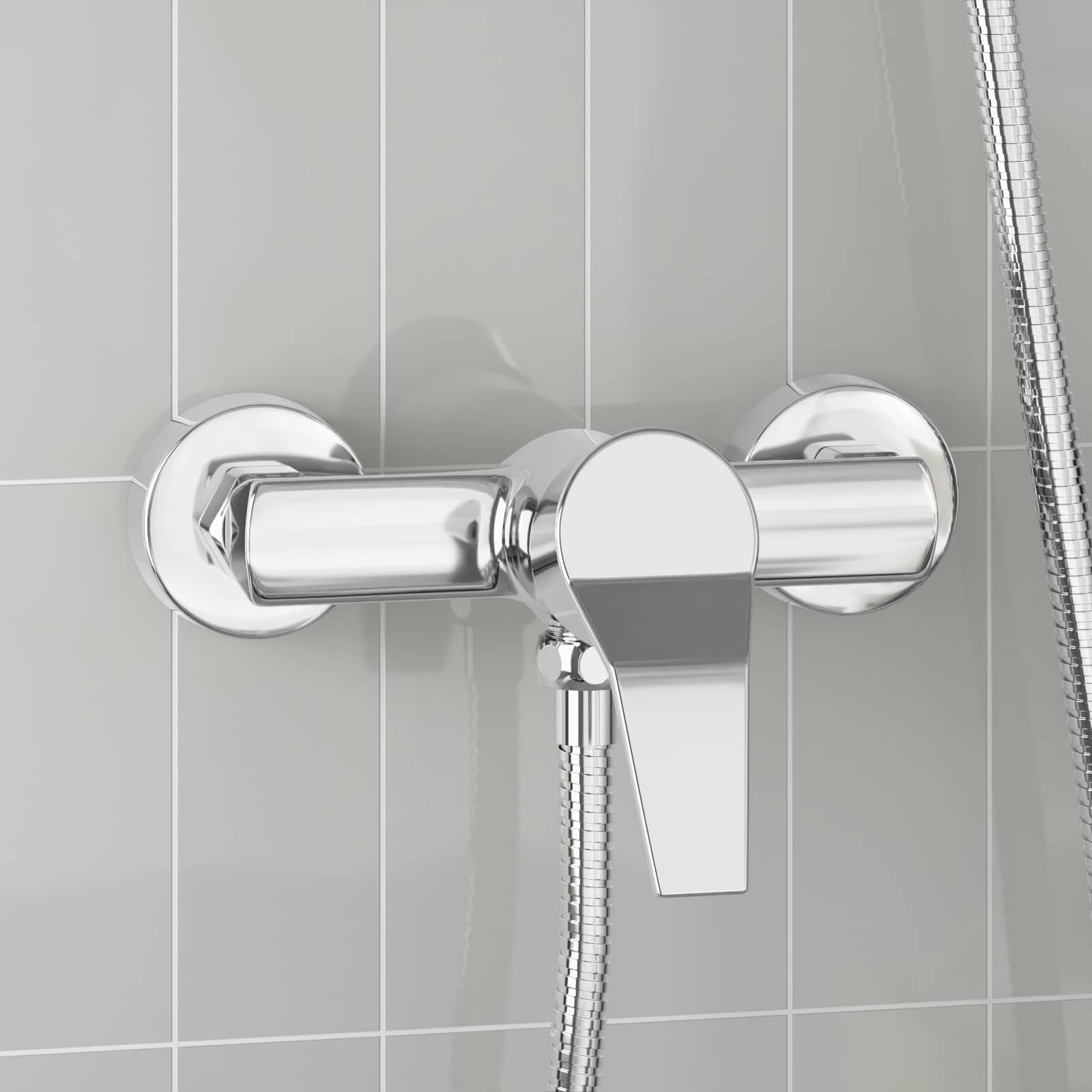 Shower mixer Chrome G 1/2 inch Brass